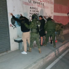 En el recorrido realizado en la parte externa del centro de privación de libertad.