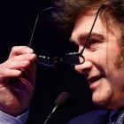 El presidente de Argentina, Javier Milei, resaltó el superávit.