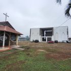 Santuario. La estructura ya tiene un avance del 70% de la construcción.