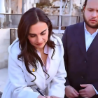Captura de un video de Verónica Abad en Israel.