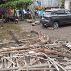 Tras el violento accidente, los ocupantes del vehículo se comprometieron a cubrir el costo de los electrodomésticos destruidos