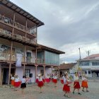 Actividad. El lanzamiento se realizó en el parque Calderón.