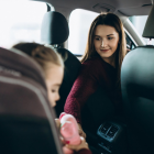 Padres de familia acondicionan un espacio seguro para el trayecto de sus hijos