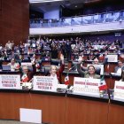 El Senado de la República de una sesión ordinaria en Ciudad de México (México).