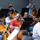 Ensayos de la Orquesta Sinfónica de Guayaquil.
