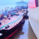 La barcaza prevé alcanzar su máximo potencial, a partir de las 14:00.