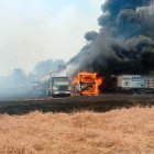 Al menos tres vehículos se han visto afectados.