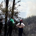 Las llamas que se reactivaron la mañana del 26 de septiembre en la parte superior del cerro El Auqui fueron controladas