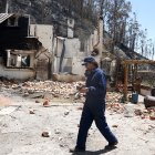 Viviendas ubicadas entre la zona boscosa de Bellavista resultaron afectadas .