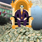 Ilustración referencial sobre Carlos Pólit y las dos fortunas que amasó en diez años.