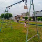 Sitio. El parque del sector de San Antonio, en Venus del Río, en el norte, presenta daños.