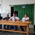 Autoridad. El ministro de Agricultura y Ganadería, Danilo Palacios, en la reunión con los maiceros en la provincia de Los Ríos.