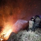 El gran flagelo superó la capacidad de los equipos locales, por lo que debieron contar con la ayuda de bomberos de otras ciudades