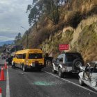 Un siniestro de tránsito dejó a cinco personas heridas.
