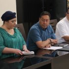 Autoridades bolivianas asisten a un acto donde se declaró este lunes, en Santa Cruz