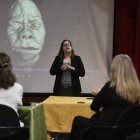 Los análisis fueron expuestos por investigadores al personal de la dirección municipal de Patrimonio.