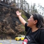 Bolaños. Para los vecinos en este sector los árboles quemados y rocas ponen en riesgo al sector y a conductores de la av. Interoceánica
