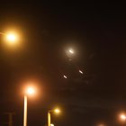 Proyectiles sobrevuelan la Alta Galilea, al norte de Israel, el 1 de octubre de 2024.