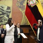 Viviana Veloz juró como presidenta de la Asamblea Nacional en la sesión 968.