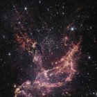 Fotografía cedida este miércoles, 11 de enero, por la NASA en la que registró la región NGC 346, una de las zonas de formación de estrellas más dinámicas en las galaxias cercanas a la Vía Láctea, tomada por el telescopio espacial James Webb de la Administración Estadounidense de Aeronáutica y el Espacio (NASA), la Agencia Espacial Europea (ESA) y la Agencia Espacial Canadiense (CSA). EFE/NASA/ESA/CSA