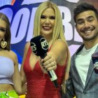 Emiliana Valdez, Carolina y Carlos Scavone.