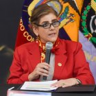 La ministra del Interior, Mónica Palencia, tiene reposo médico. Le prescribieron el descanso, luego de una descompensación.