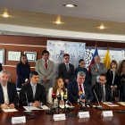 Los empresarios, en rueda de prensa este 7 de octubre de 2024, por la crisis energética.