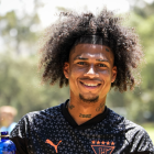 Marco Angulo, jugador de Liga accidentado en la General Rumiñahui.