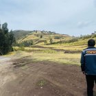 En la zona se movió la tierra para la construcción de vías internas.