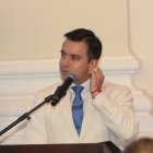 Daniel Noboa en sesión por la Independencia de Guayaquil.