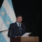 Discurso. La sesión solemne por los 204 años de independencia se realizó en el Parque Centenario, ubicado en el centro de Guayaquil.