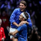 Rafael Nadal y Roger Federer en uno de los últimos torneo en los que coincidieron en 2017.