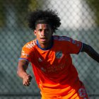 Marco Angulo cuando defendía al Cincinatti de la MLS de Estados Unidos.