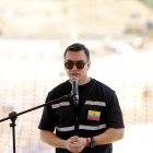 El presidente de la República, Daniel Noboa Azín.