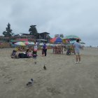 Afluencia. Los turistas llegaron a Salinas, Montañita, Olón y Ayangue.