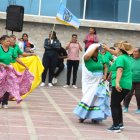 Las ancianas del grupo Sagrados Corazones presentaron un baile de antaño.