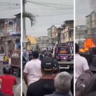 Lanzaron un artefacto explosivo que impactó contra una tricimoto