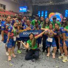 Parte de la delegación nacional que compitió en los Juegos Latinoamericanos de Olimpiadas Especiales.