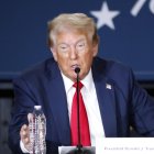 El candidato republicano a la presidencia de EE.UU., el expresidente Donald Trump, en unos de sus recientes mitines.