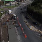 El tramo del redondel de la Plaza Argentina, que conecta con la av. De Los Shyris se suspende hasta el 20 de octubre.