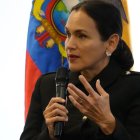 La ministra de Energía (e), Inés Manzano, mencionó una consigna del Gobierno de Noboa al referirse al tema energético.