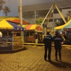 La AMC clausuró a los juegos mecánicos que operaban con conexiones clandestinas a la red del alumbrado público de Carcelén, norte de Quito.