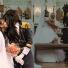 Las fotos fueron compartidas por la pareja en su cuenta de Facebook.