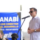 El presidente de la República, Daniel Noboa, habló durante un recorrido de obra en la vía Manta - Rocafuerte, en Manabí, la mañana de este miércoles 16 de octubre.