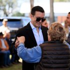 Daniel Noboa en un encuentro con agroproductores.