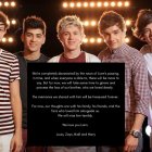 One Direction y su comunicado.