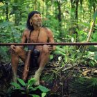 Orellana. El guerrero wao Minihua Huahi murió en su comunidad de bameno. Le gustaba ser libre y ahora está rencarnado en un jaguar, según las creencias.