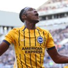 Danny Welbeck marcó el único tanto del triunfo de Brighton.
