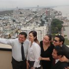 Terraza. El Bankers Club es uno de los edificios que goza de una vista panorámica de la urbe. La firma está analizando que turistas puedan hacer de este sitio una parada obligatoria.