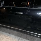 El candidato presidencial, Jimmy Jairala, compartió imágenes de cómo quedó su vehículo luego del ataque.